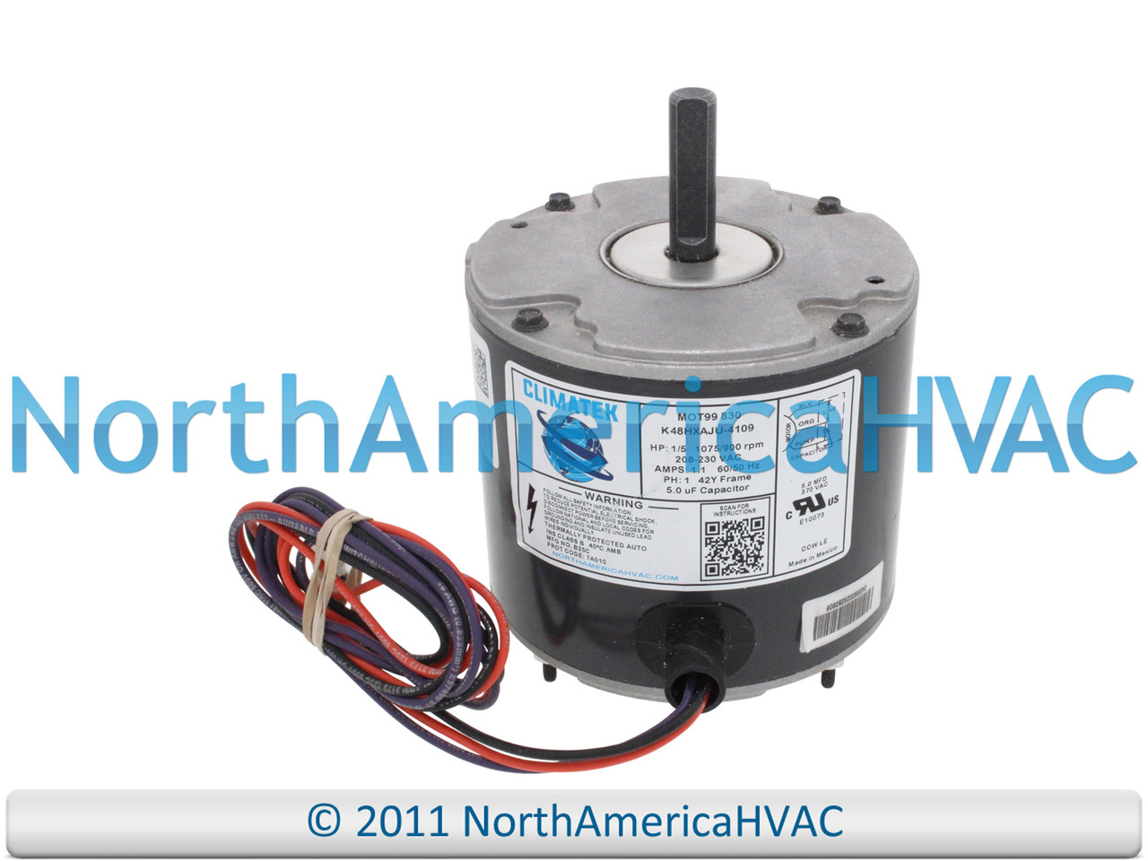 GAHGA FANFAN ガーガ　ファンファン ClimaTek 1/5 HP Condenser Fan Motor Replaces Emerson Nidec